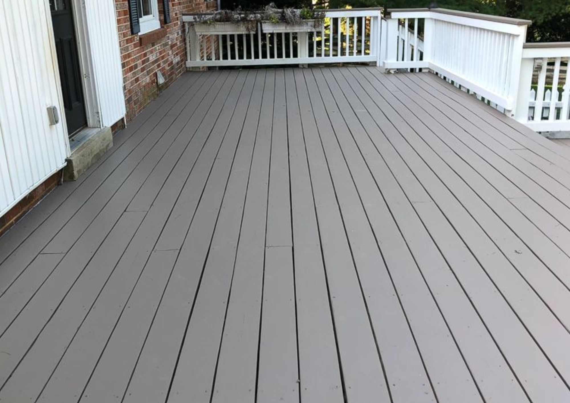 Deck railing and exterior wood detail work