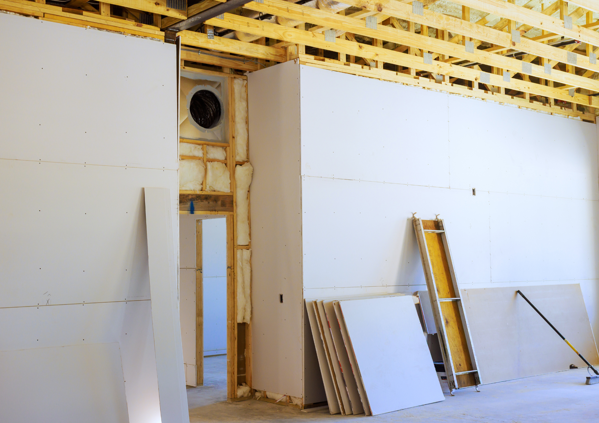 Corner bead and drywall edge repair detail