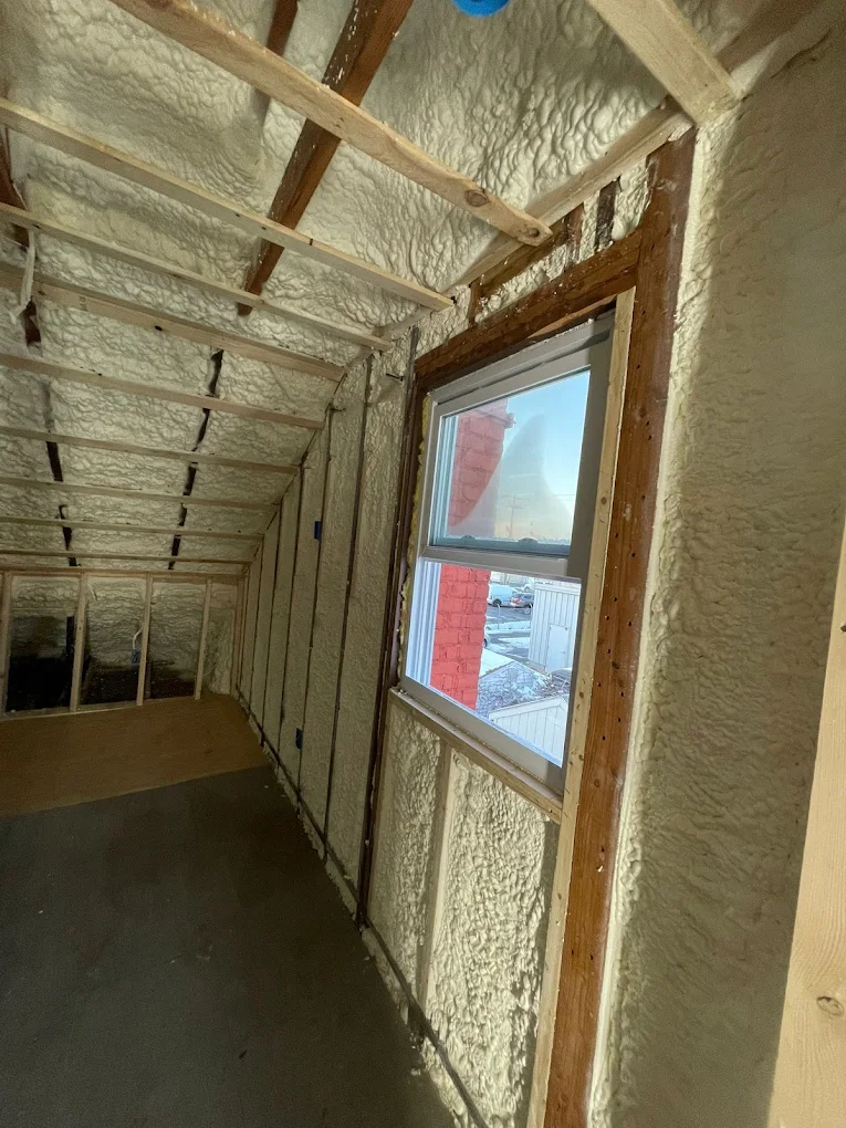 Spray foam insulation project